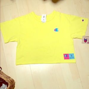 Champion cropped tee